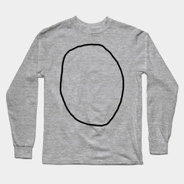 Minimal Candy Easter Egg Long Sleeve T-Shirt by ellenhenryart